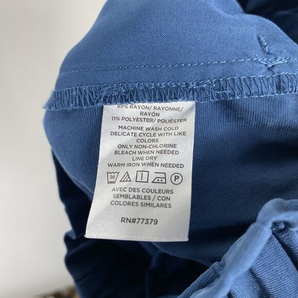 Ann Taylor Size Large Pull On Shorts Blue - Picture 4 of 4